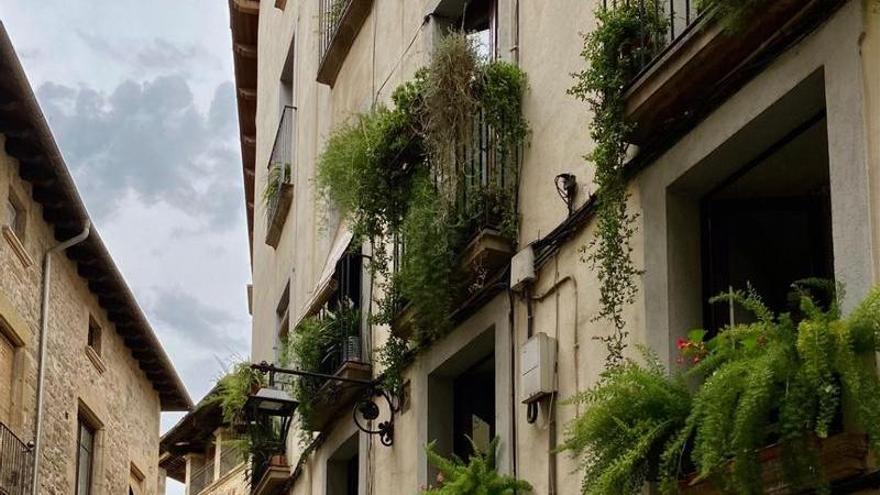 Torna el concurs de flors als balcons de Solsona amb un premi de 180 euros per a la millor façana