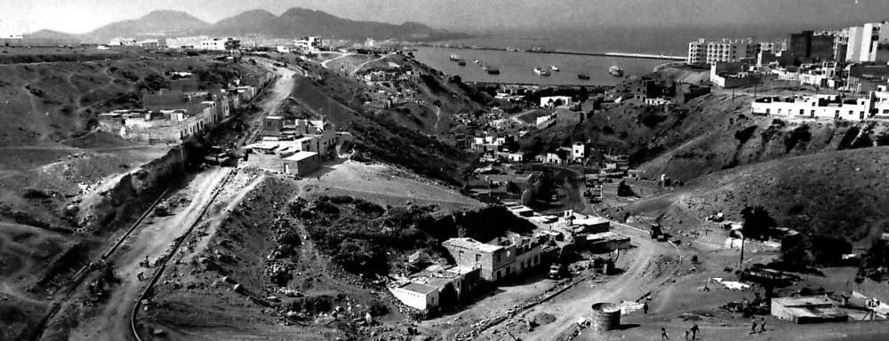 Panorámica del Barranquillo Don Zoilo en los 70