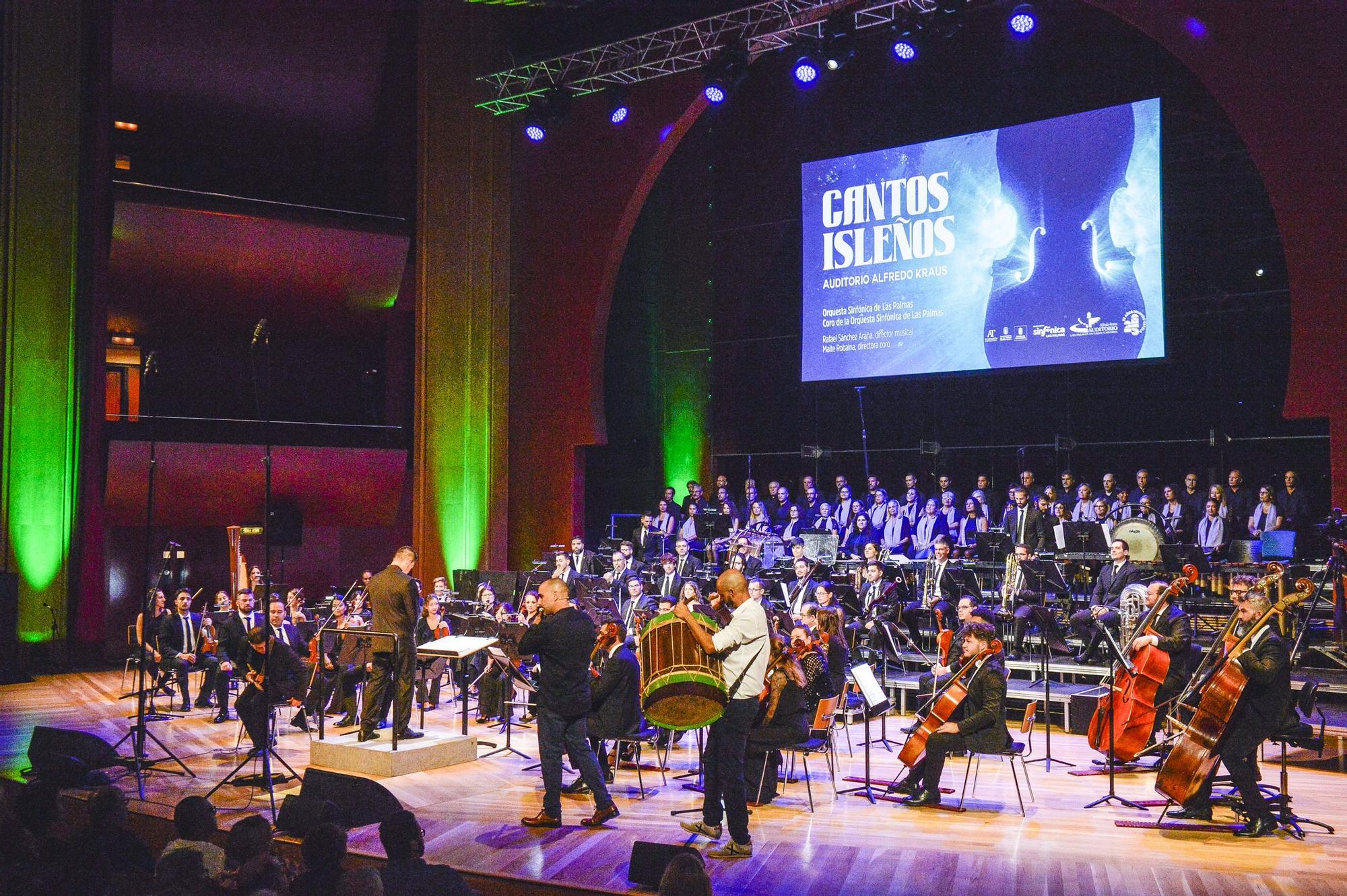 Espectáculo 'Cantos isleños' por el 25º aniversario del Auditorio Alfredo Kraus