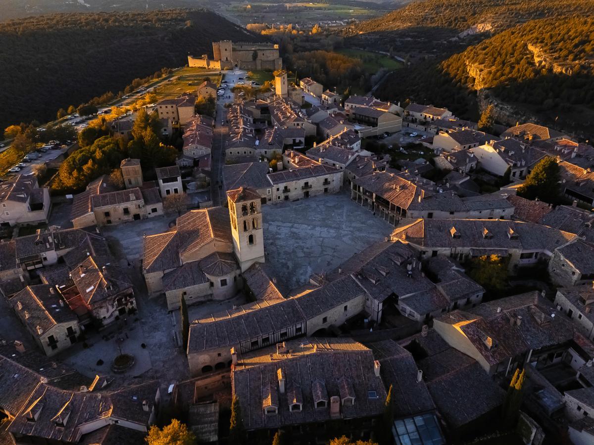 Vista aérea de Pedraza