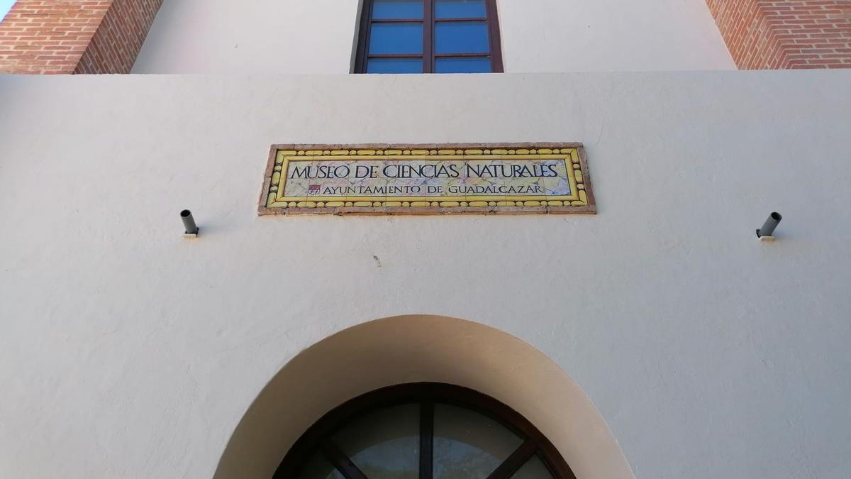 Una vista parcial de la entrada al museo de Ciencias Naturales de Guadalcázar.