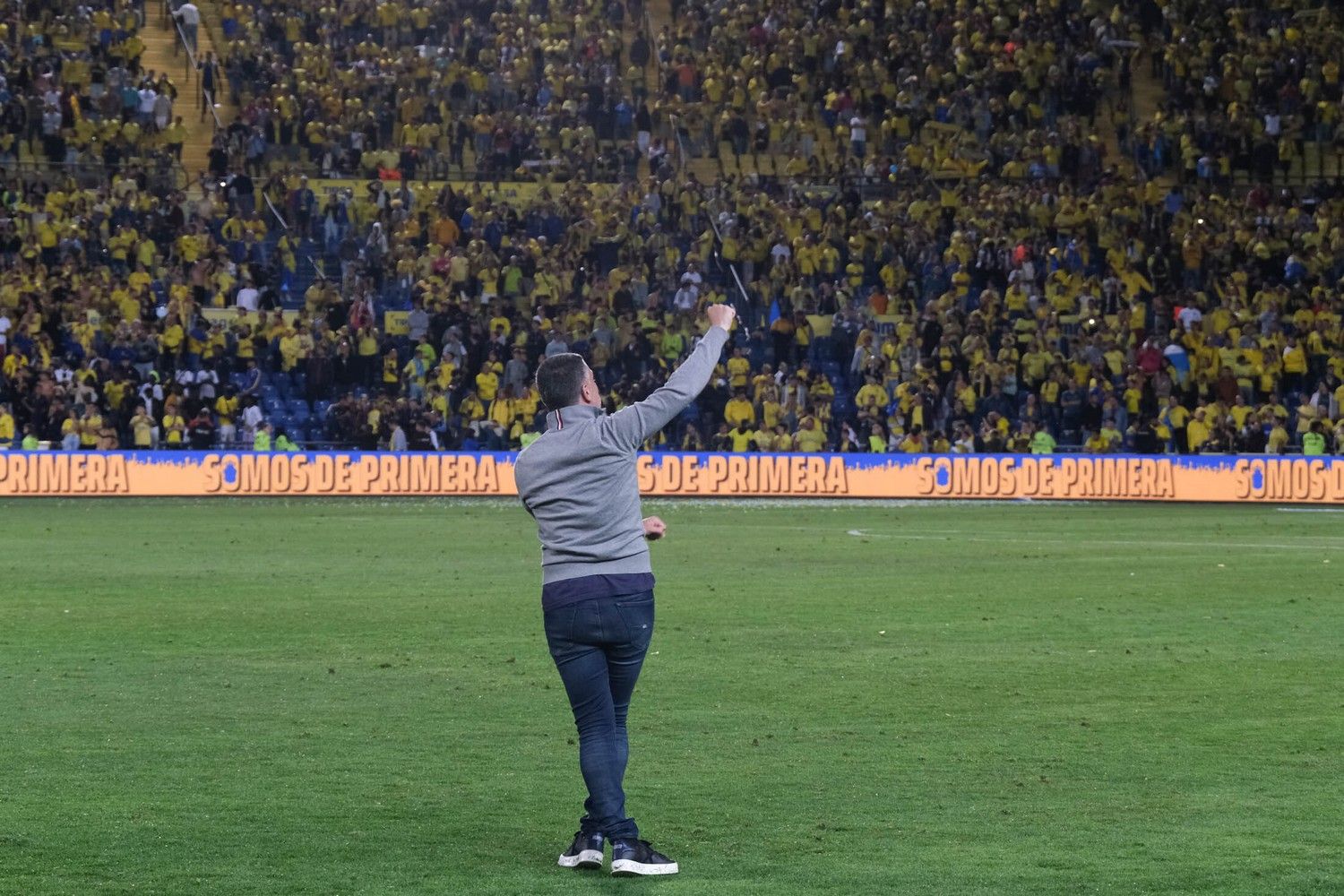 Ascenso de la UD Las Palmas, la celebración en el Estadio de Gran Canaria