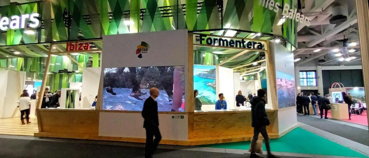 Imagen del stand de Ibiza y Formentera en la ITB.