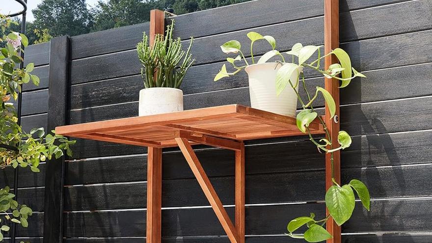 Prepara tu terraza para la llegada del buen tiempo con esta mesa plegable