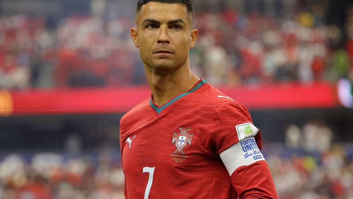 Cristiano Ronaldo con su selección
