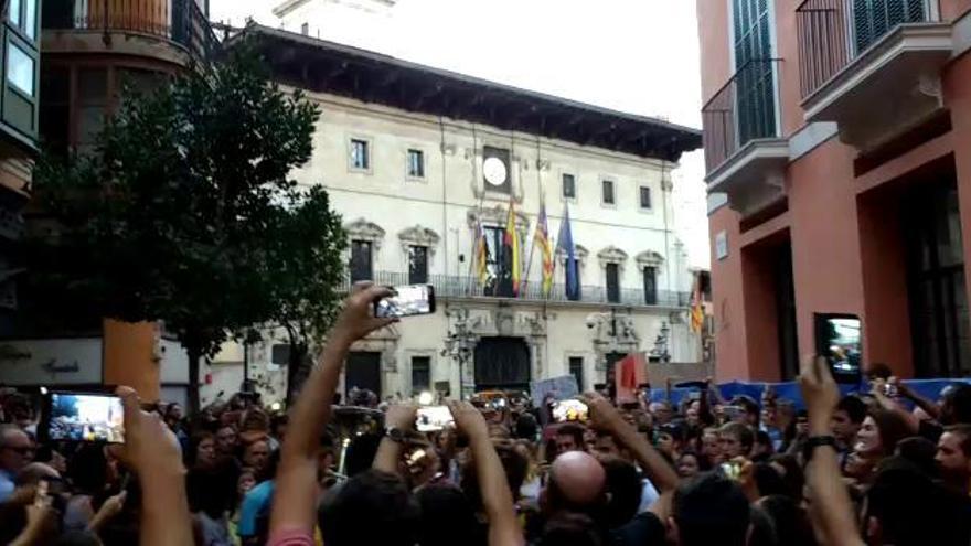 Referendum in Katalonien: spontane Demos in Palma