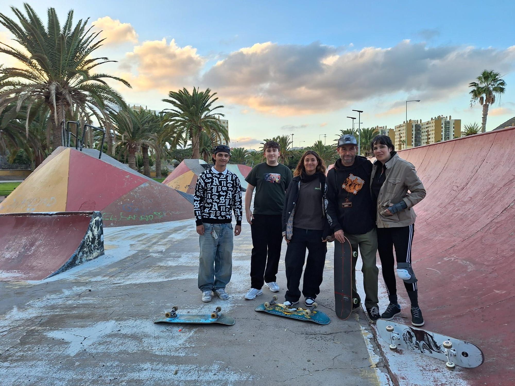 OBRAS PUBLICAS TELDE El mal estado del skate park de Jinámar