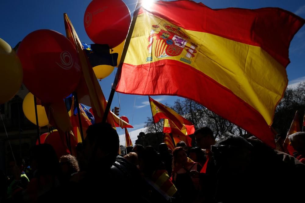 Manifestación de Sociedad Civil Catalana