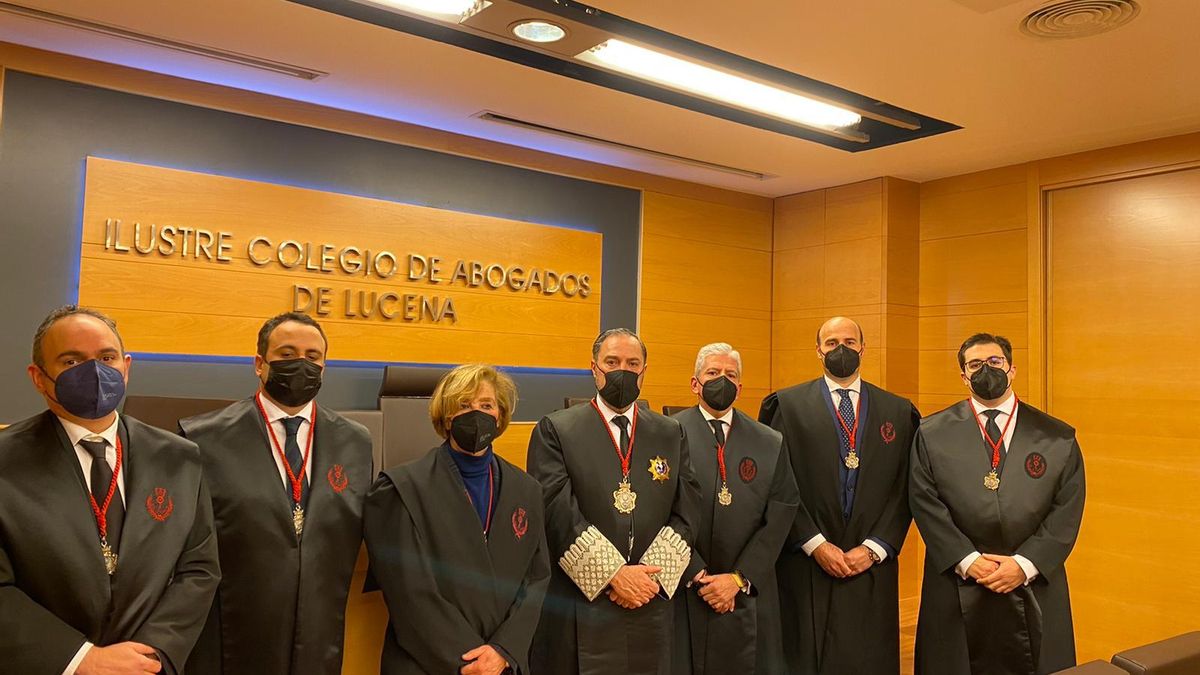 Toma de posesión de la nueva Junta de Gobierno del Colegio de Abogados de Lucena