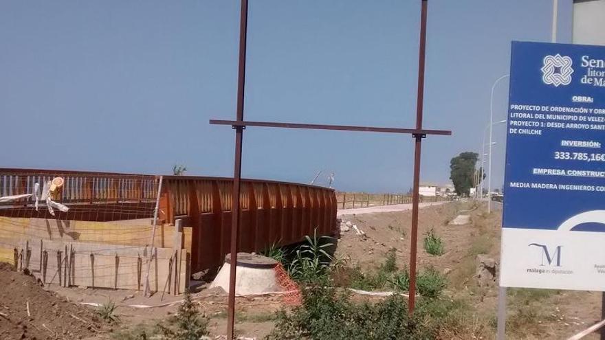 Denuncian nuevos retrasos en las obras de la Senda Litoral en Vélez