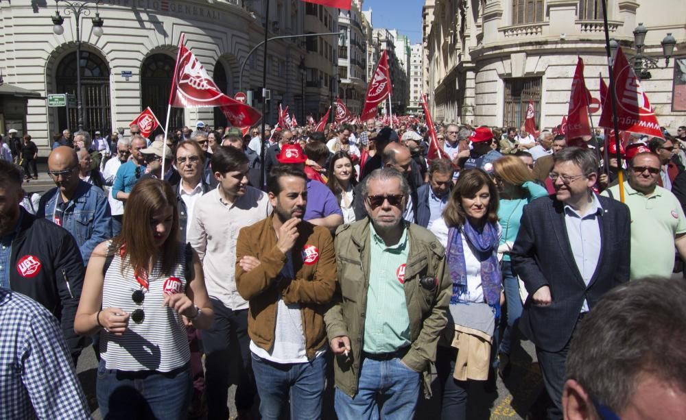 Manifestación del Día del Trabajo en València