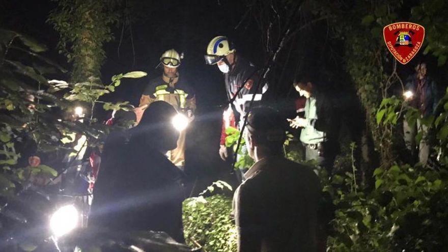 Localizado en buen estado un vecino de Calcena de 80 años caído entre la maleza este lunes