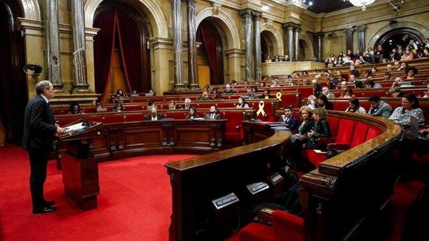 El Parlamento catalán aprueba sus presupuestos con el aval de JxCat, Cs y PP