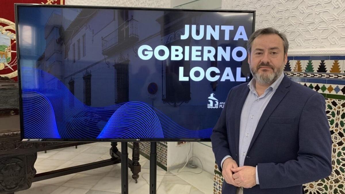 El portavoz del Gobierno municipal, Javier Villafranca.