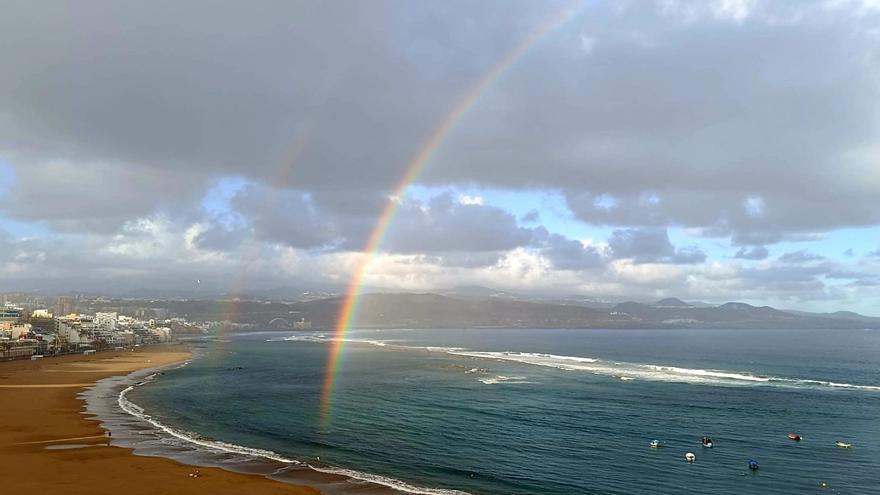 Arcoíris en Las Canteras