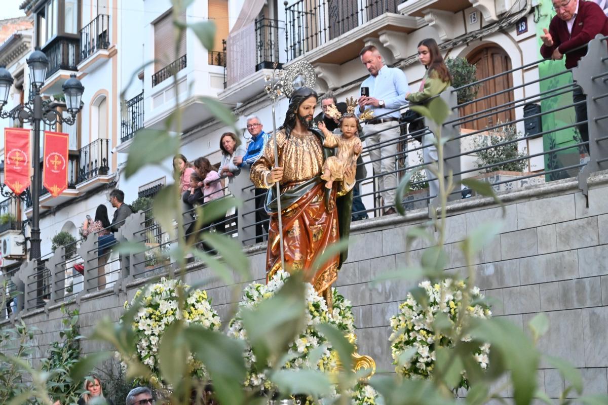 Procesión de san José en Baena.