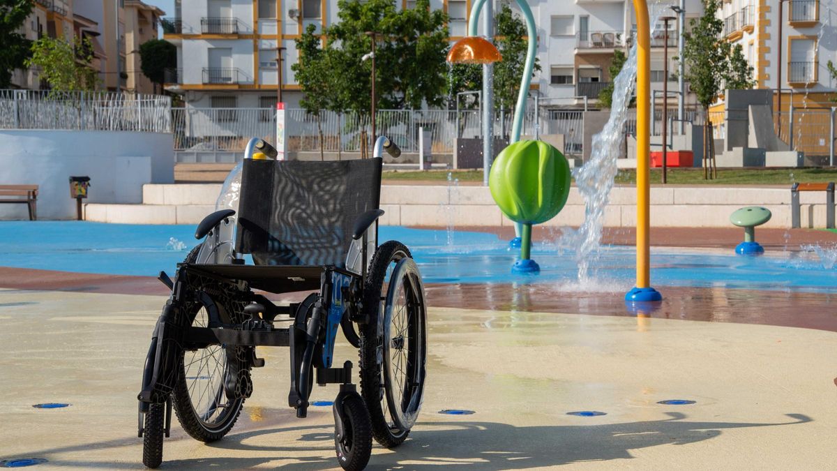 Silla de ruedas para la Ciudad de la Infancia de Mérida.