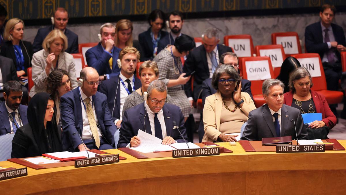 Reunión del Consejo de Seguridad de la ONU, este jueves.