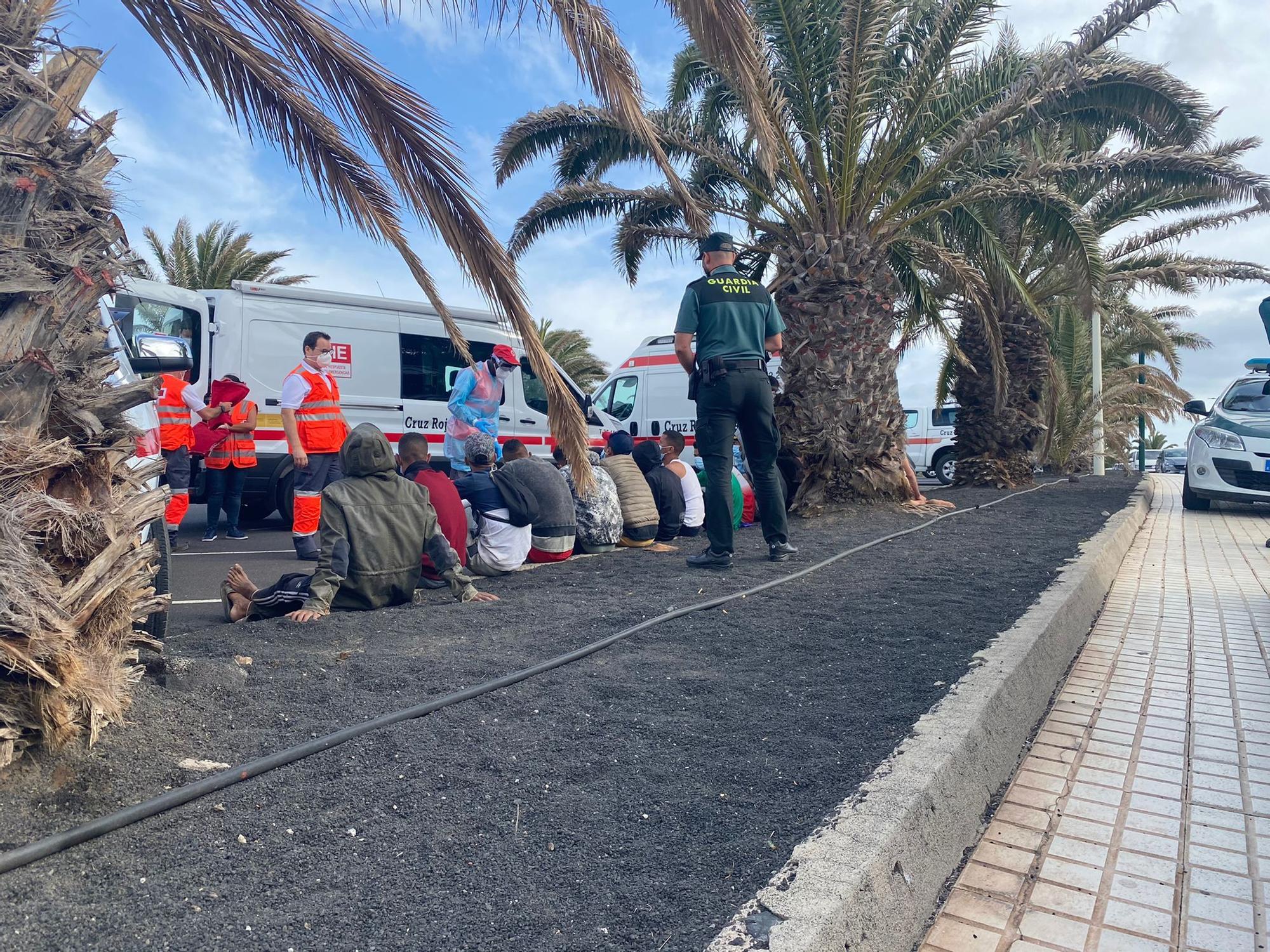 Migrantes localizados en Costa Teguise