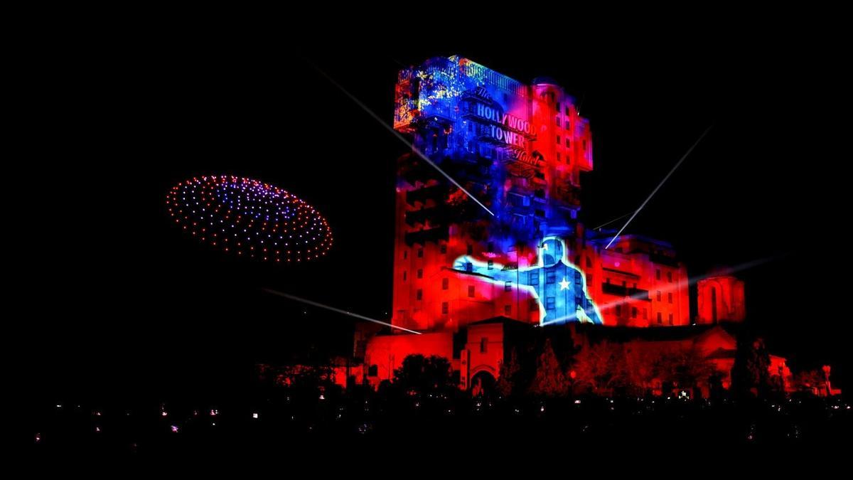 Capitán América en 'Avengers: Power The Night', el nuevo espectáculo de Disneyland Paris