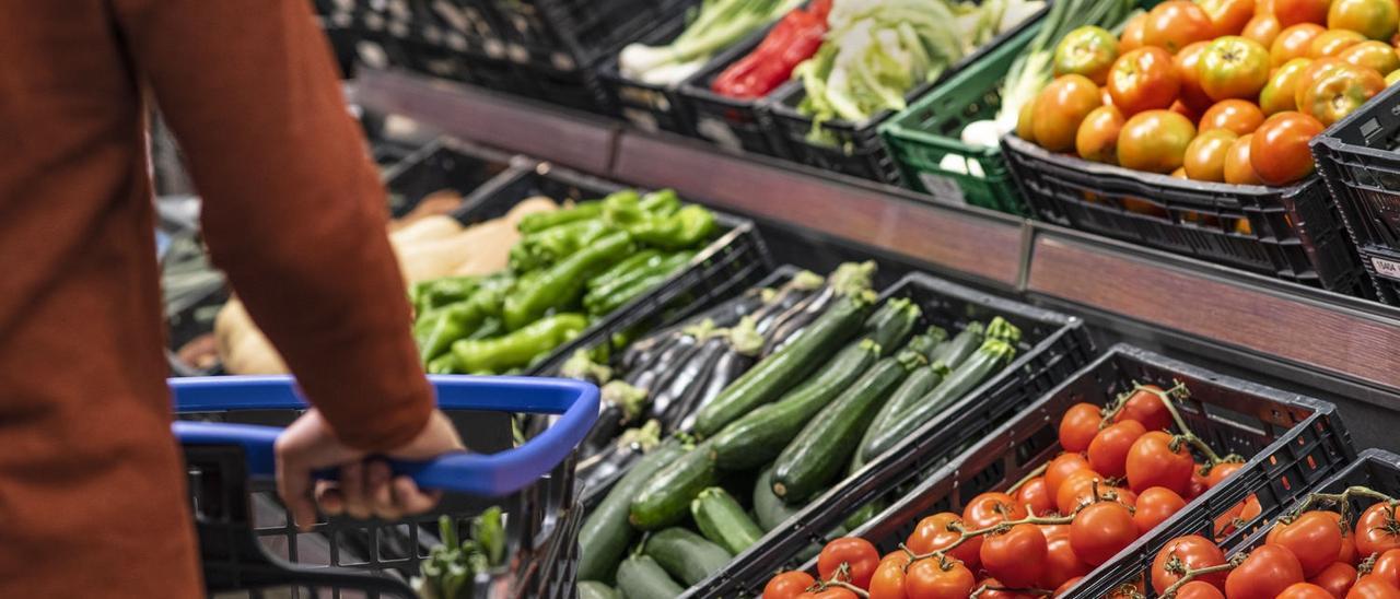 Archivo lineal fruta verdura supermercado