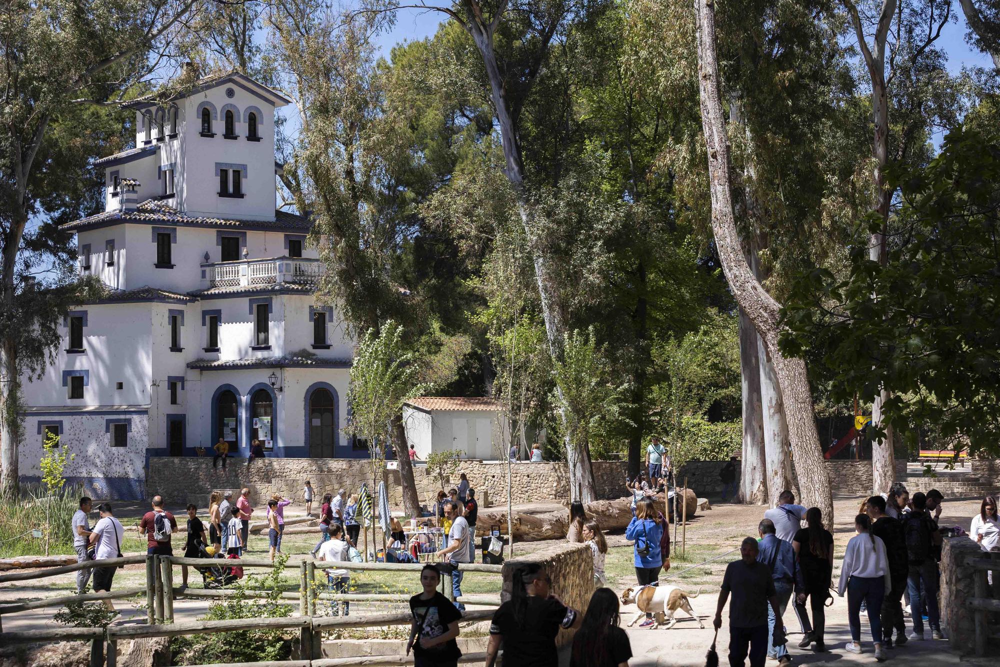 El día de San Vicente Ferrer en el parque de San Vicente de Lliria