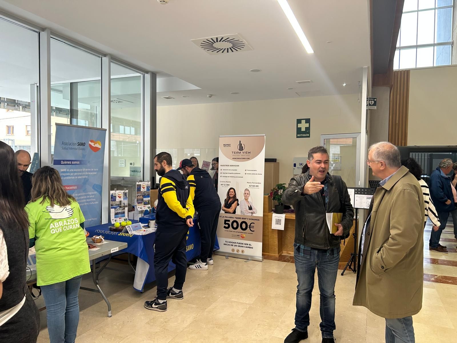 Celebración en Lugones de la Feria de Salud Mental de Asturias.