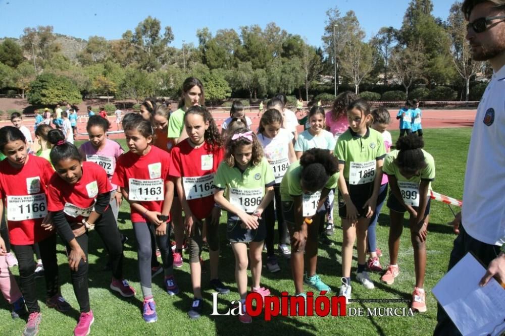 Final Cross Escolar de Lorca. Alevín femenino