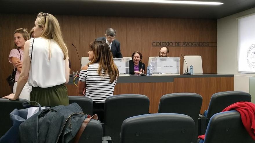 La asamblea de esta tarde que ha aprobado el cambio histórico