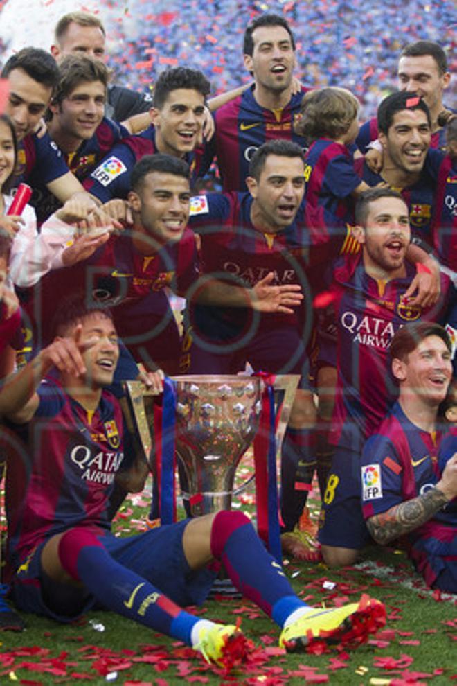 La celebración del FC Barcelona, en imágenes