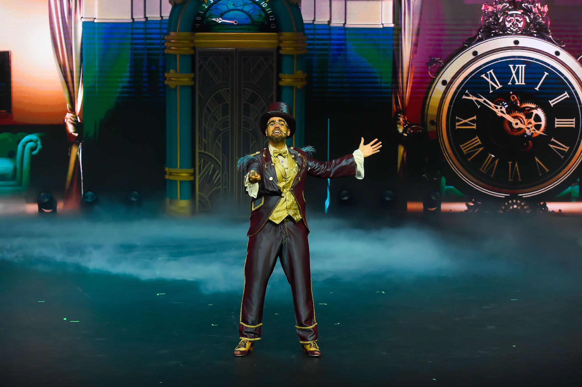Pase a los medios de presentación del espectáculo de circo 'Imagine'