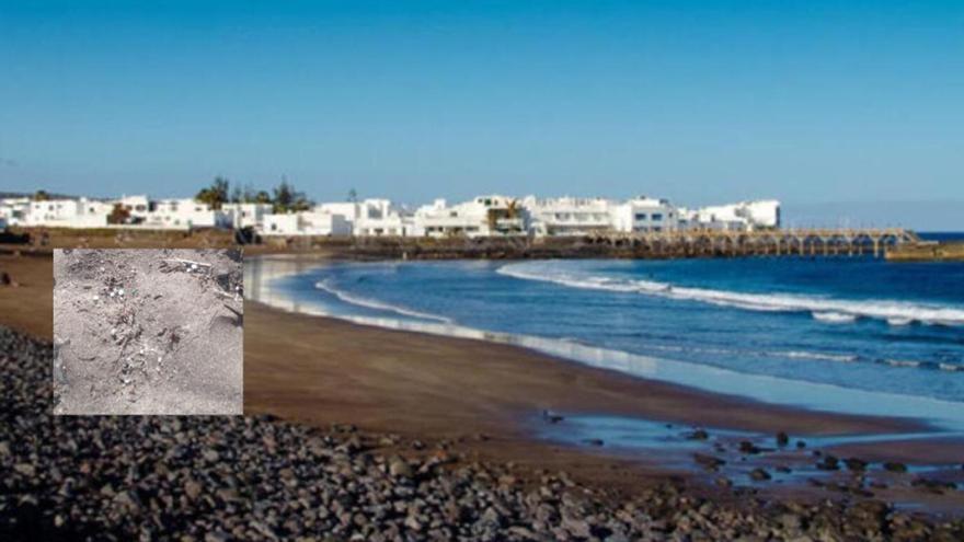 Descartan la presencia de pélets en la costa norte de Lanzarote: podría tratarse de &quot;poliestireno expandido&quot;