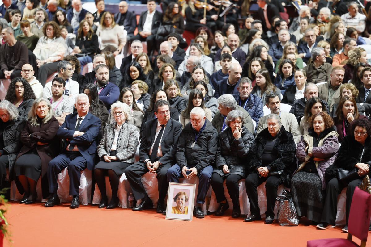Familiares de las 45 víctimas mortales del accidente ferroviario de Adamuz (Córdoba).