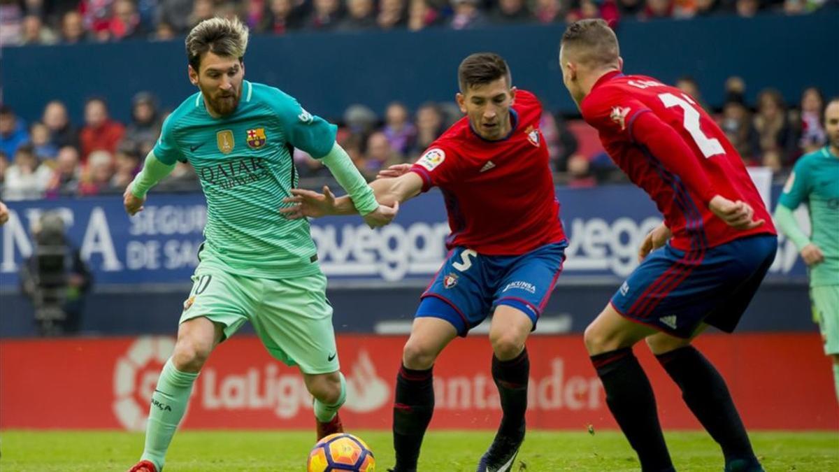 Leo Messi volverá a verse las caras con la defensa de Osasuna