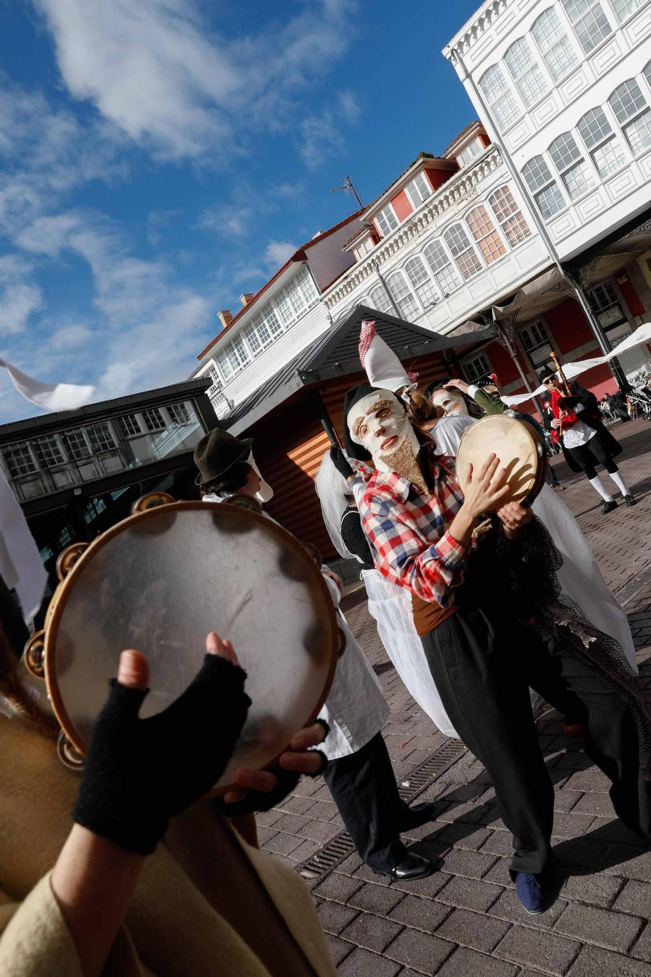 EN IMÁGENES: El Antroxu tradicional en Avilés