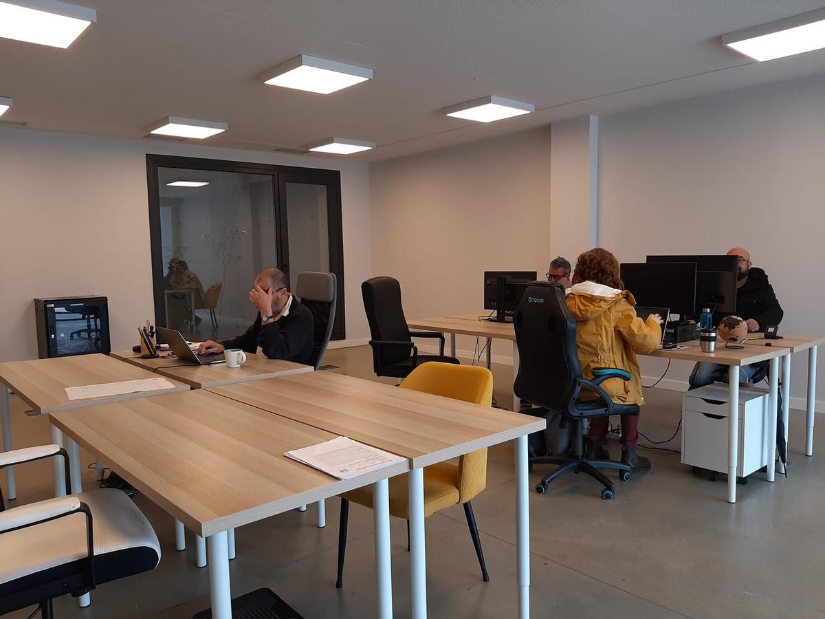 El espacio de coworking del complejo