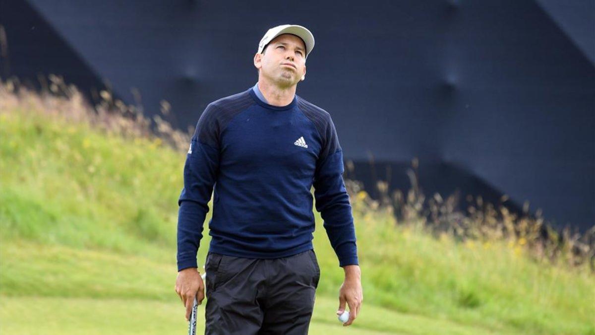 Sergio García, en el open británico