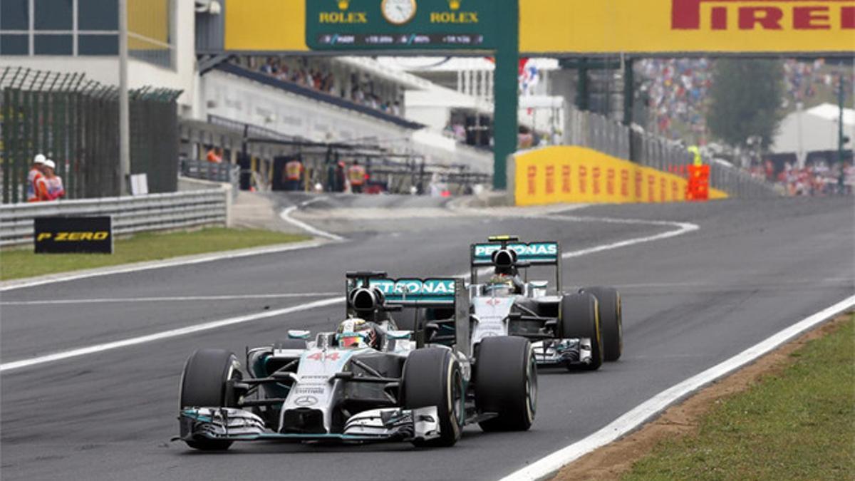 Rosberg dominó la primera sesión de libres en Spa