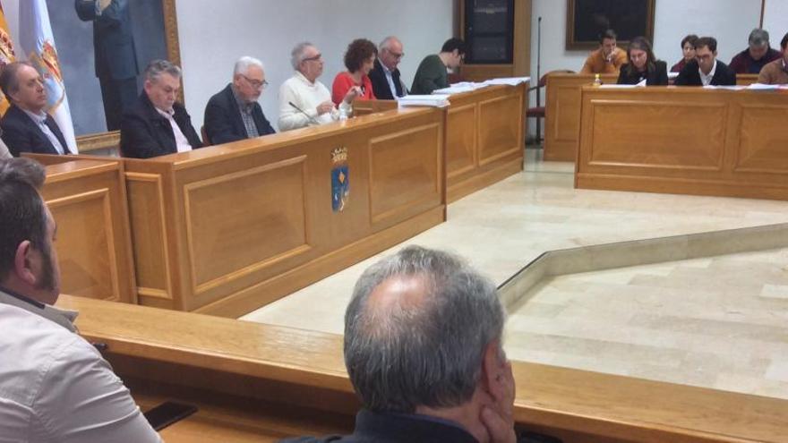 Imagen de la sesión ordinaria de ayer en el Ayuntamiento de Torrevieja