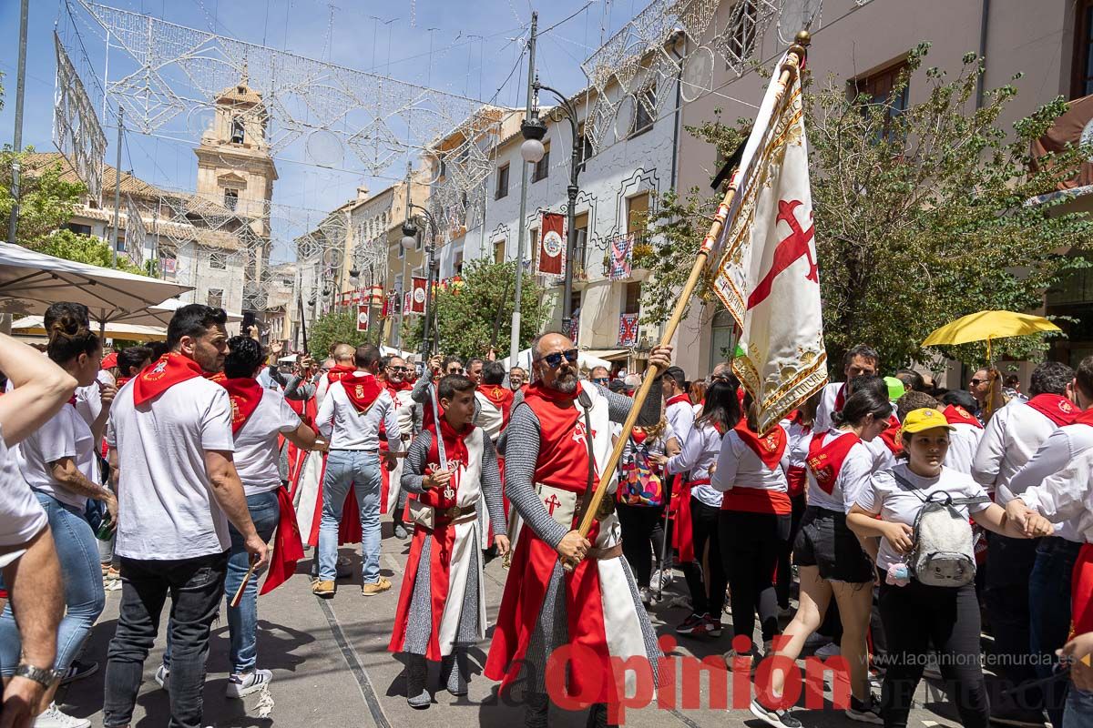 Moros y Cristianos en la mañana del dos de mayo en Caravaca