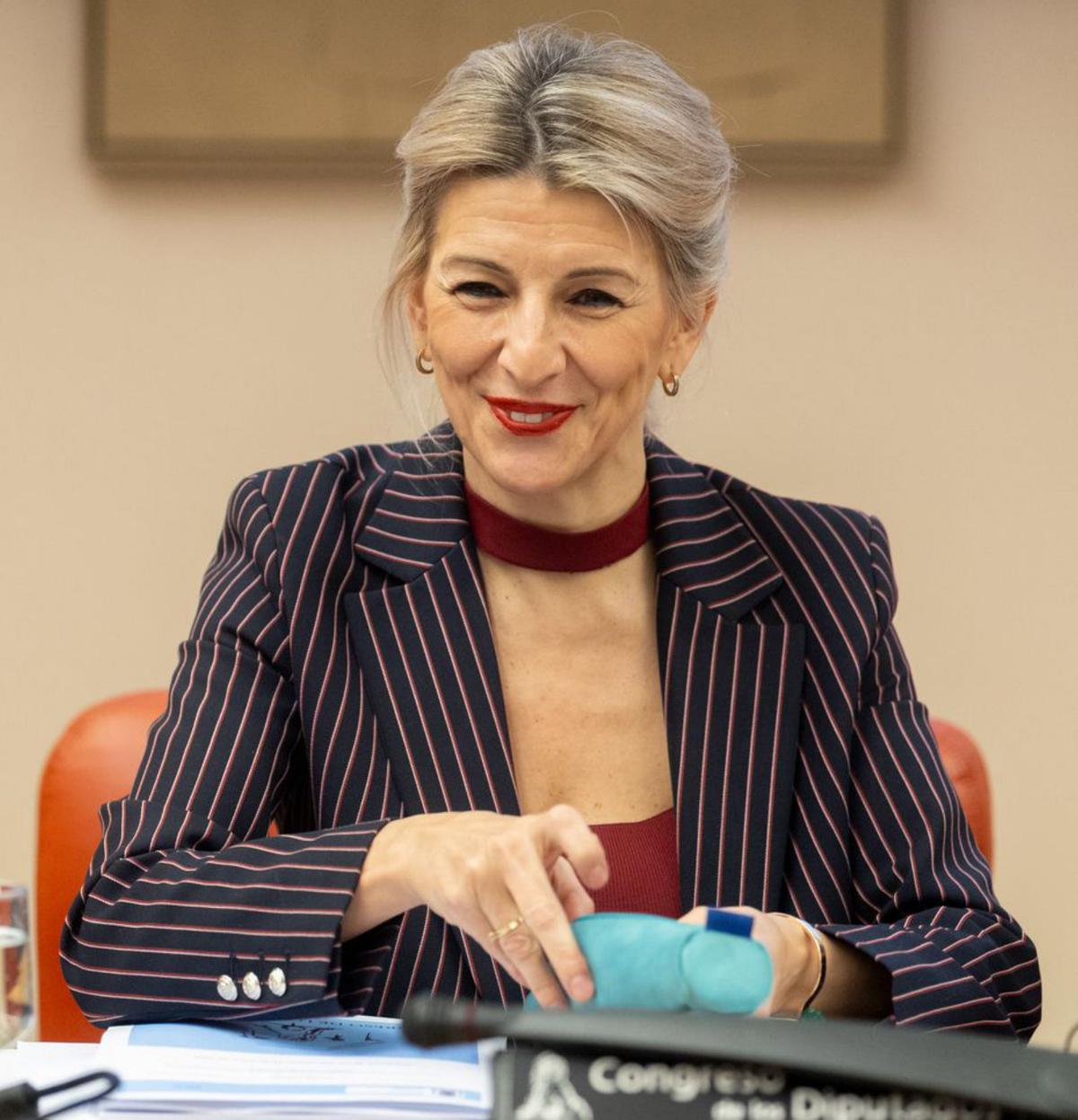 Díaz marca la reducció de la jornada laboral com a prioritat de la legislatura