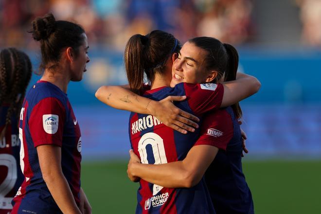 Liga F: FC Barcelona - Betis, el partido de despedida de Sandra Paños, Mariona Caldentey y Jonatan Giráldez, en imágenes