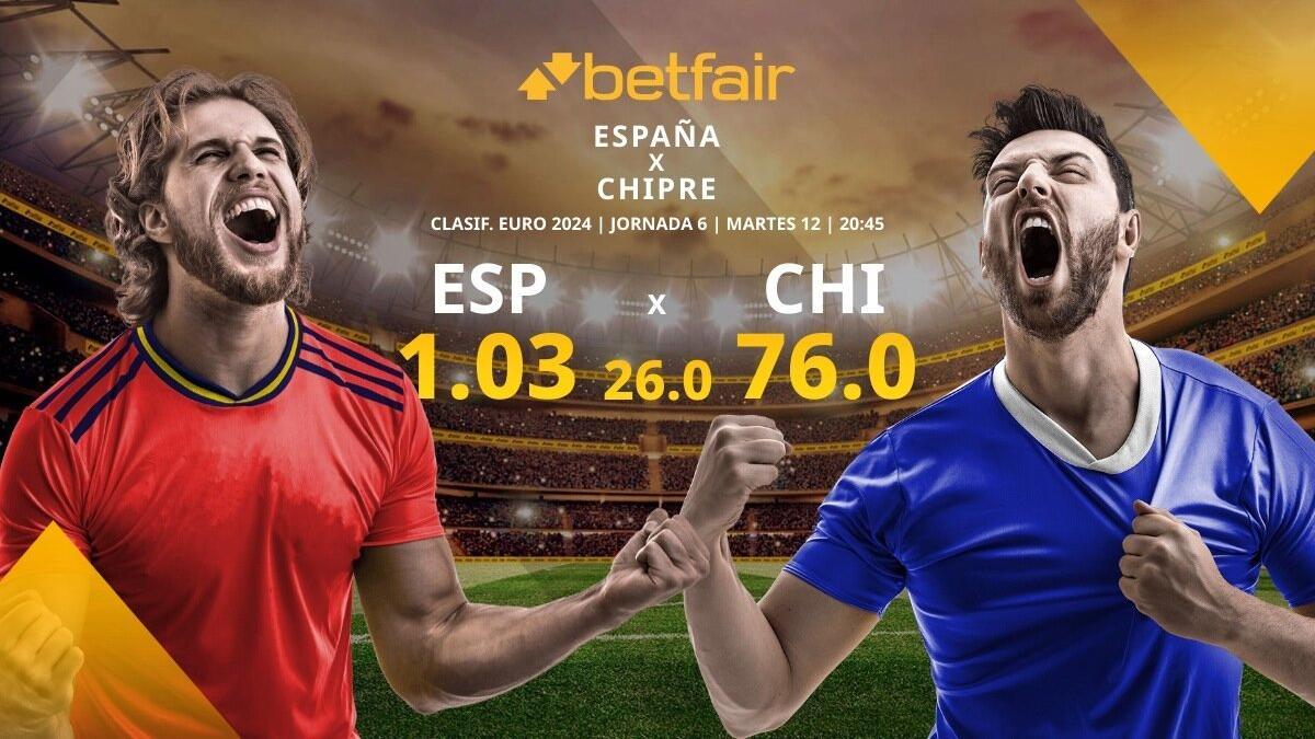 España vs. Chipre: horario, TV, estadísticas, clasificación y pronósticos