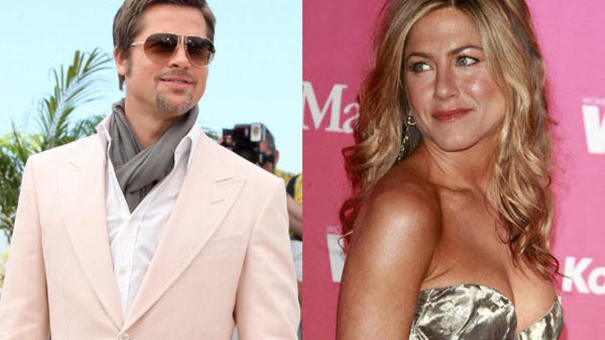 Pitt y Aniston se ven en secreto