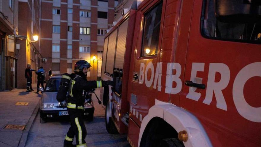 Conato de incendio en un piso de Cimadevilla