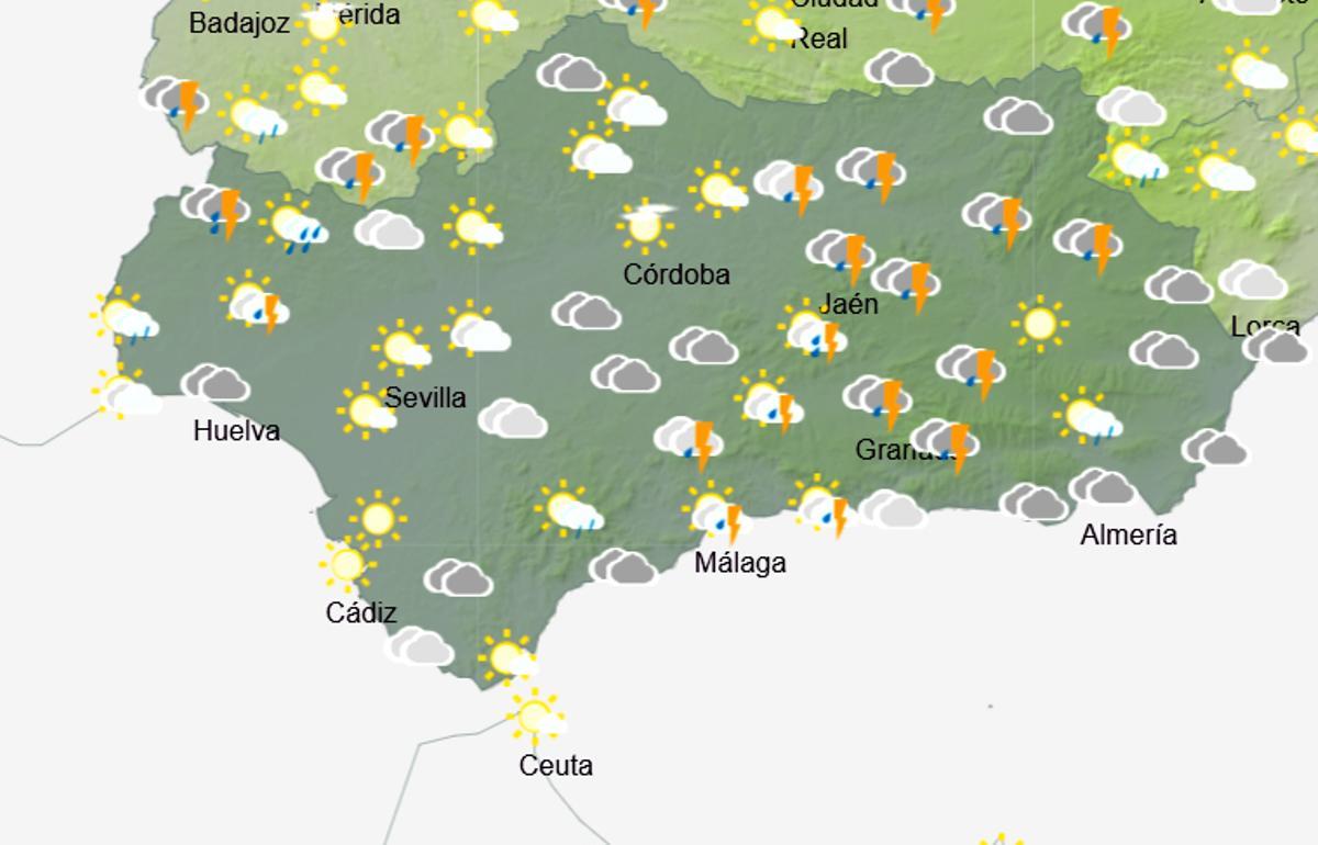 Mapa de la Aemet para este viernes 6 de febrero.