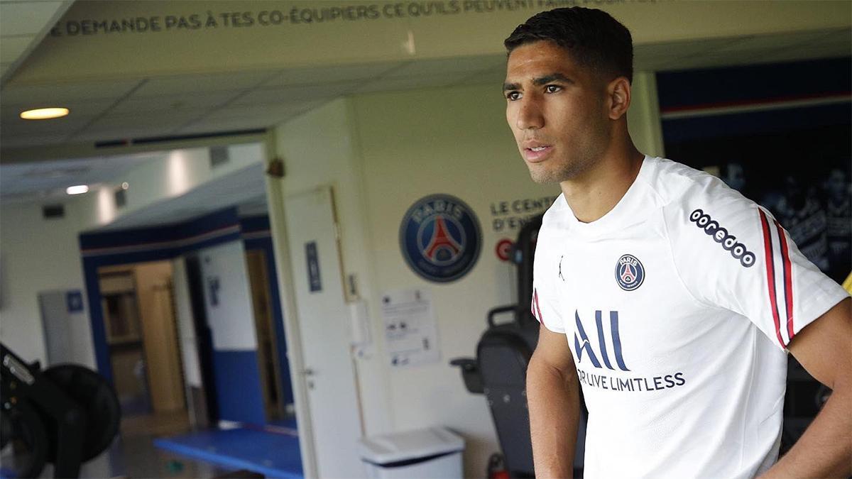 Achraf Hakimi: "He venido para entrar en la historia del PSG"