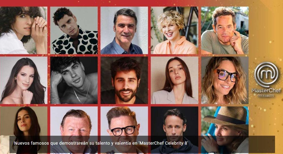 Els participants de MasterChef Celebrity 8