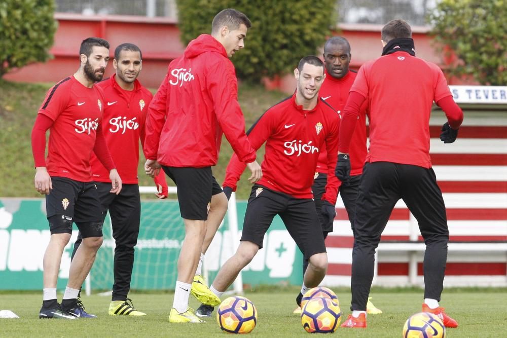 Entrenamiento del Sporting