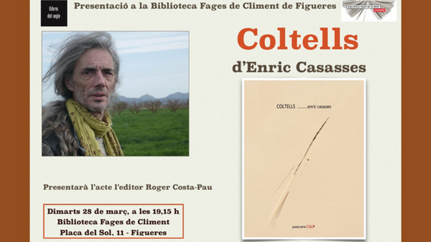 Presentació del poemari Coltells d&#039;Enric Casasses